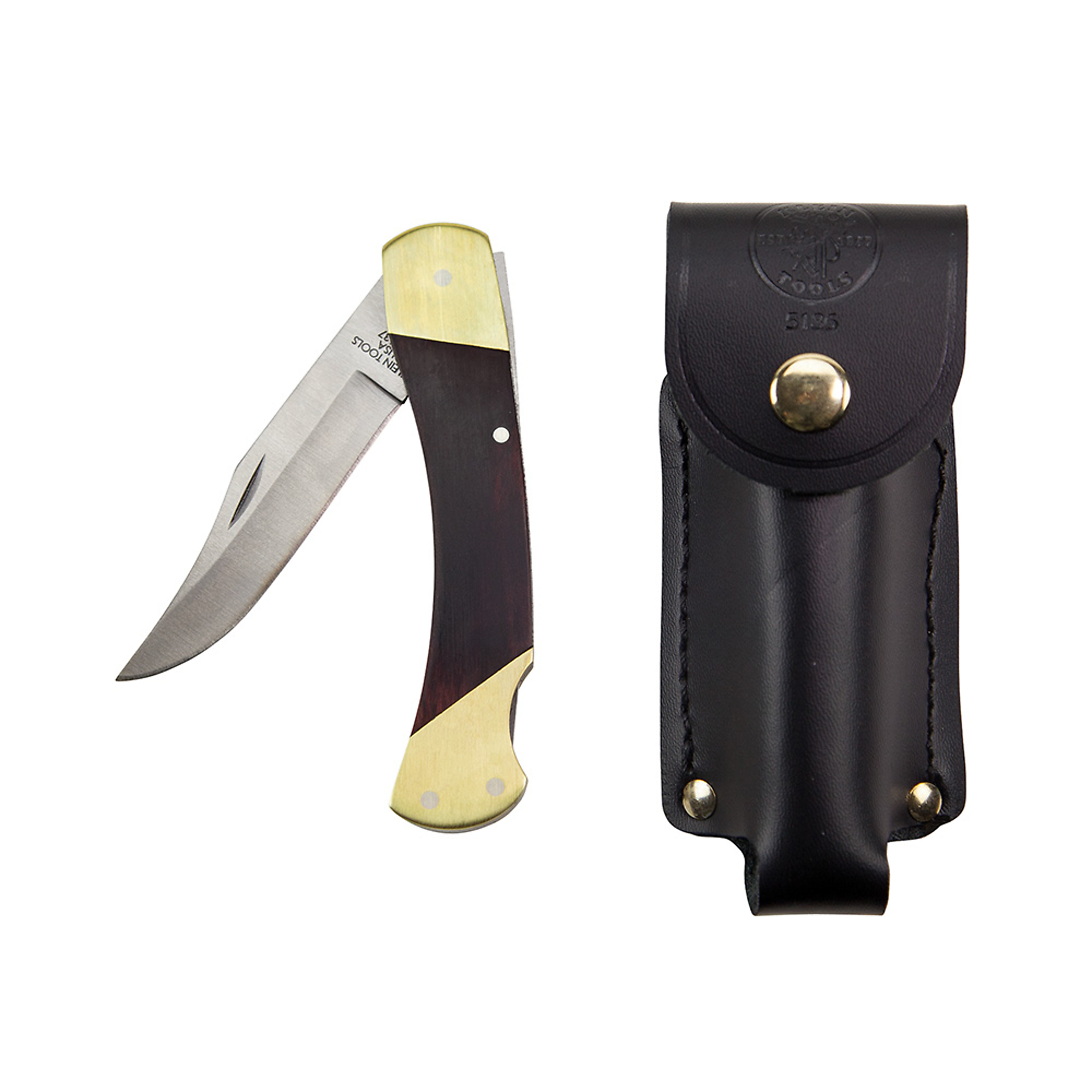 Klein Tools, Sportsman Knife, 3-3/8in. Drop Point Blade, Blades (qty.) 1 Knives (qty.) 1 Folding, Model# 44037